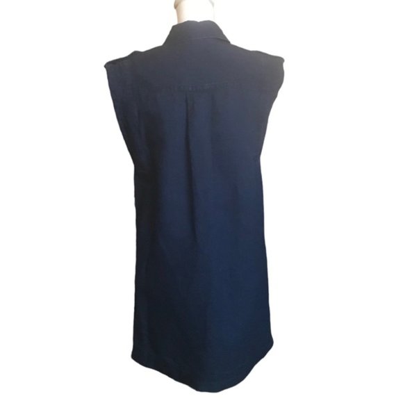 BR Navy Linen Mariner Shift Minidress - Picture 4 of 7